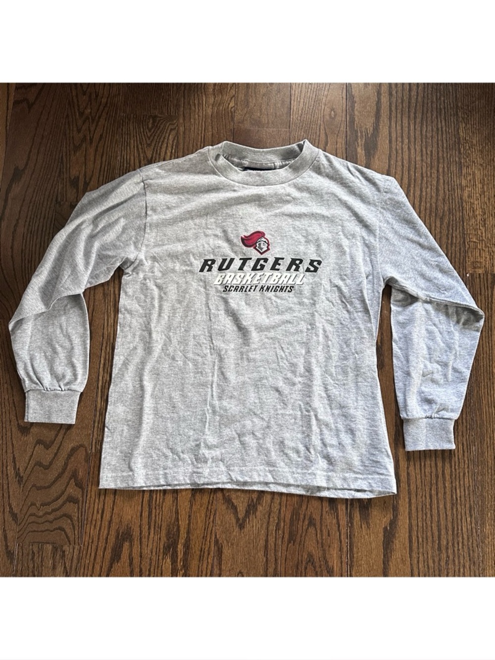 Vintage Jansport Rutgers Scarlet Knights Basketball Long Sleeved T-Shirt, NWT